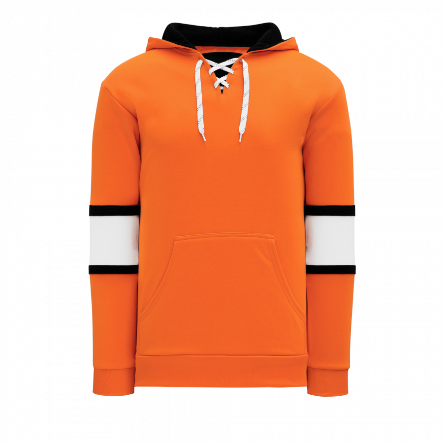 Orange Hockey Hoodies