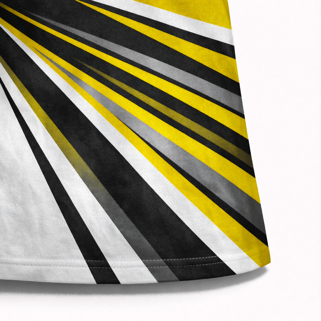 Vibrant Yellow & Black Racing Shirt