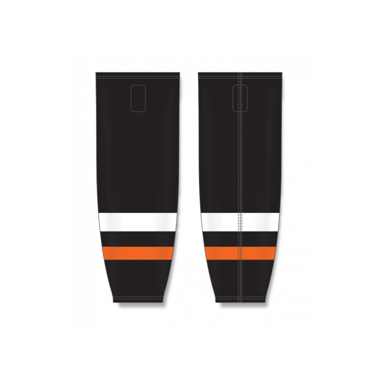 Black&White&Orange Hokcey Socks