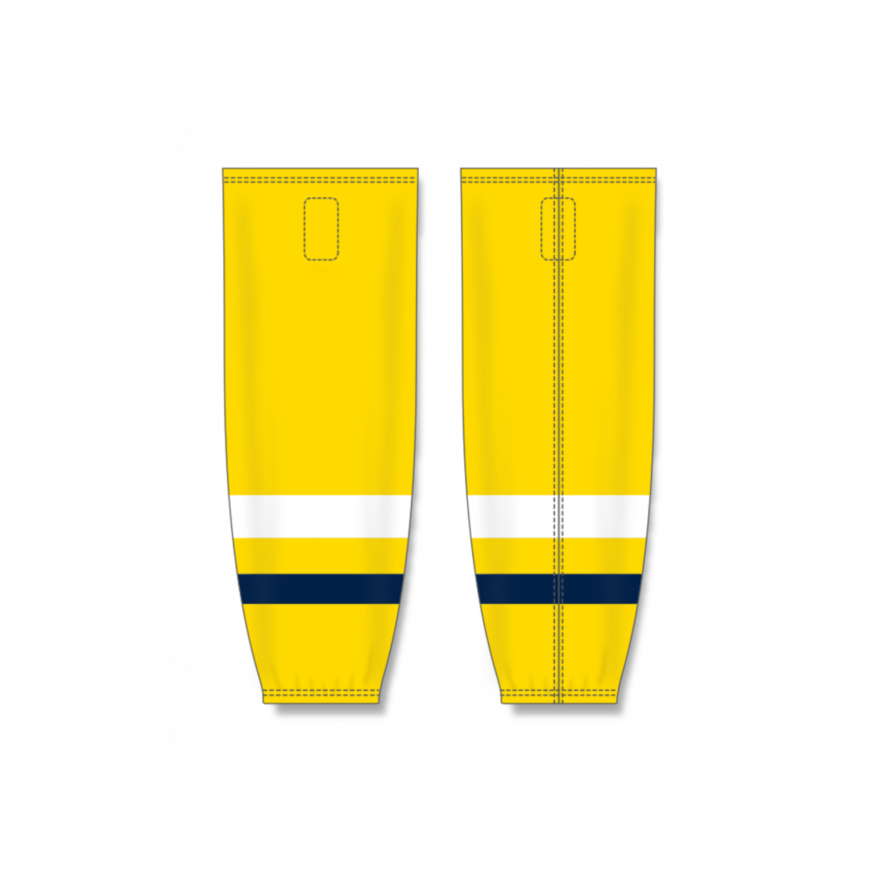 Yellow&White&Black Hockey Socks