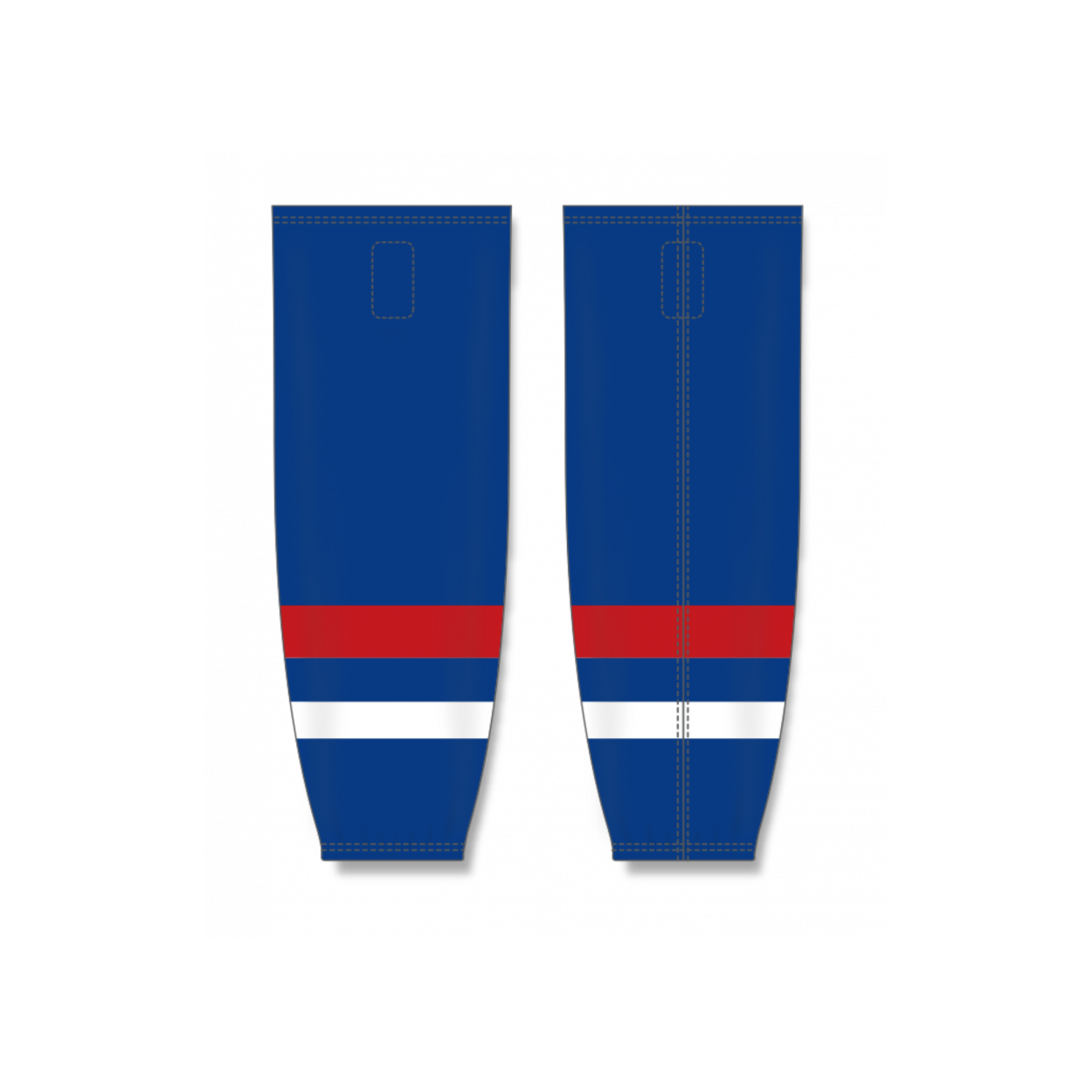Blue & Red & White Hockey Socks