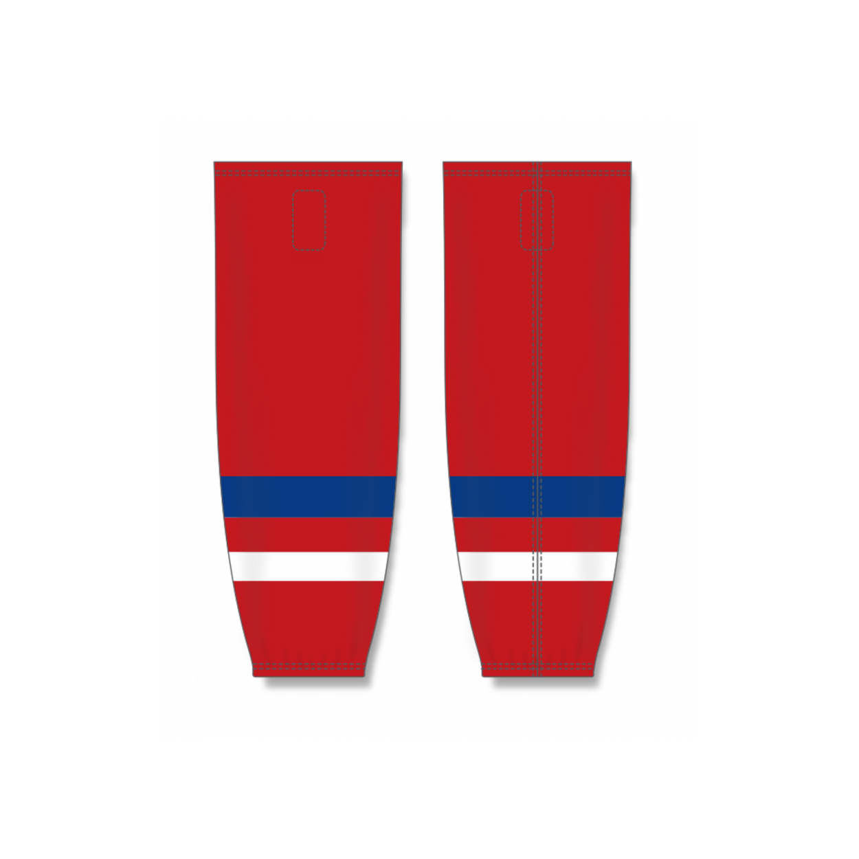 Red & Blue & White Hockey Socks