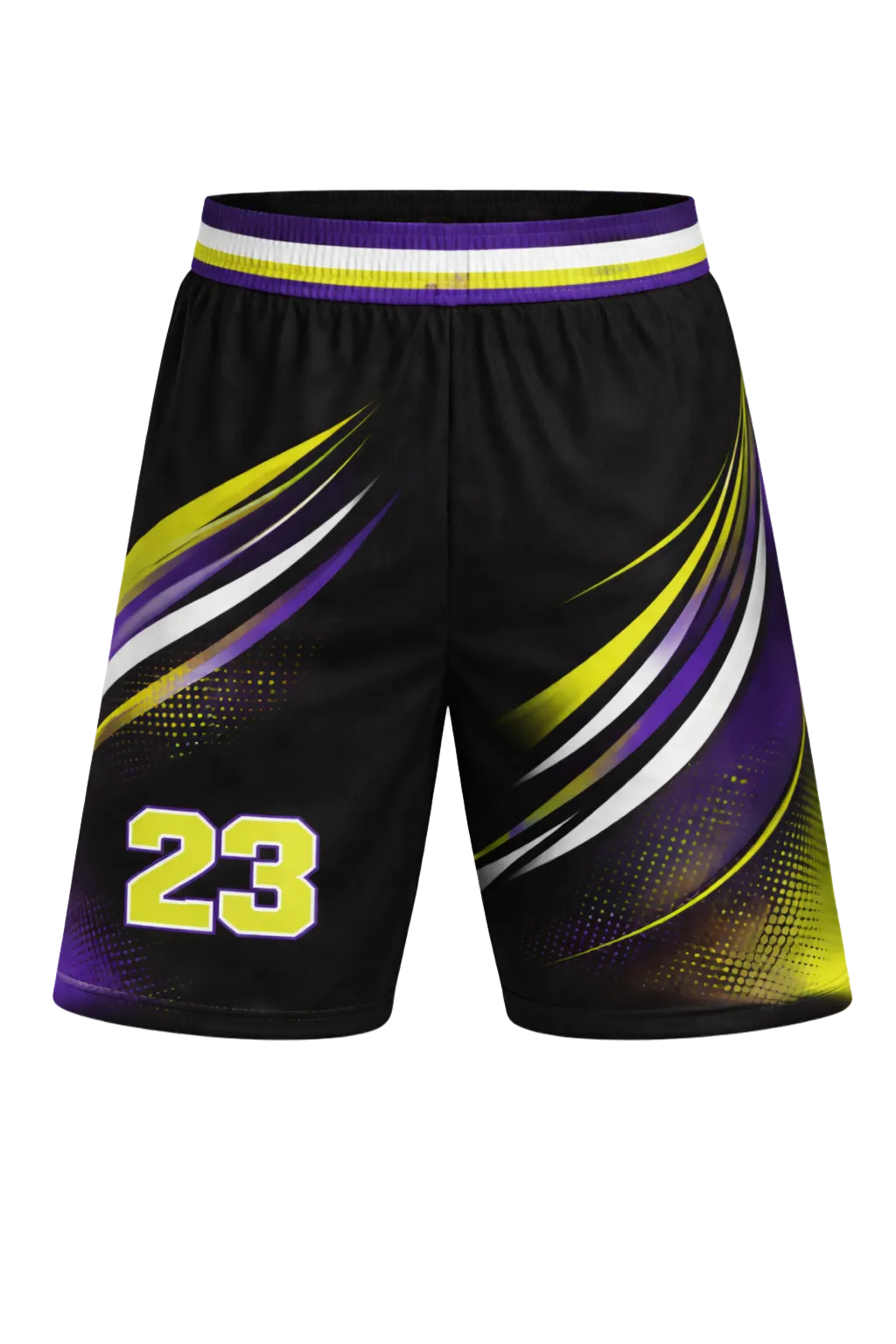 Custom Black Purple Lime Green Basketball Uniform
