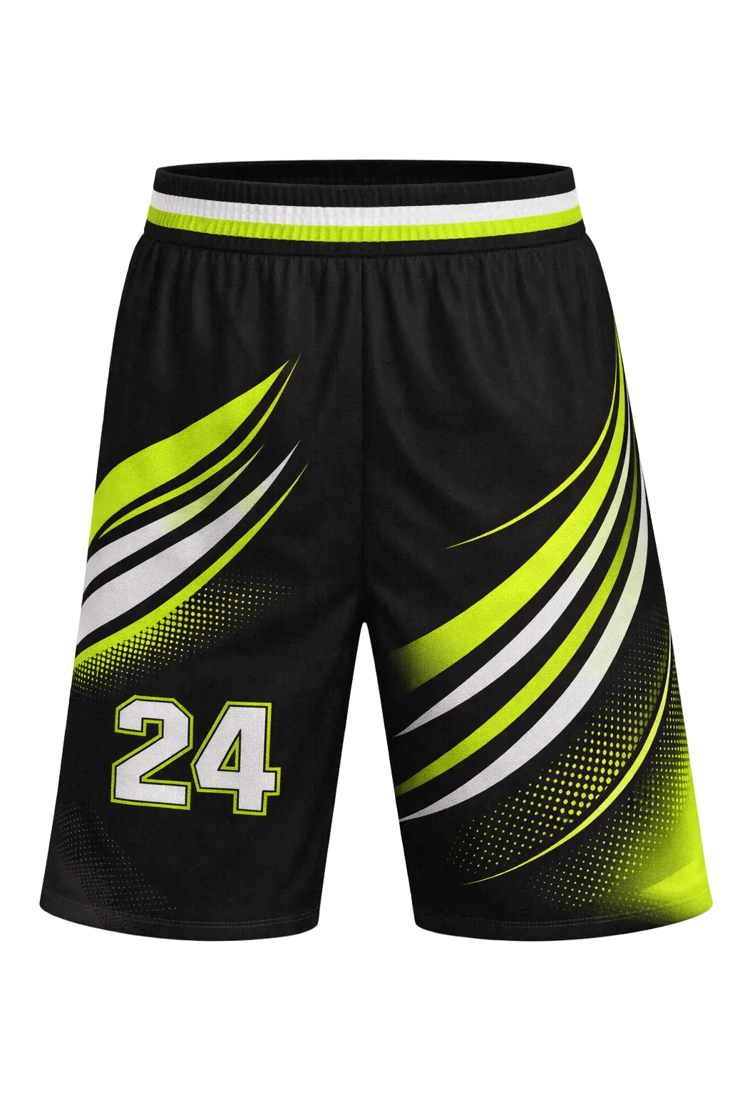 Custom Black Lime Green Basketball Uniform