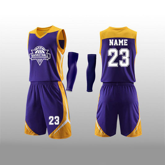 Tailored Basketball Jerseys - Vibrant Heat-Transfer Prints