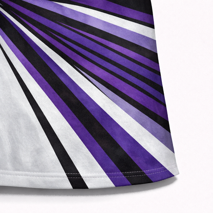 Purple & Black Custom Pit Crew Shirt