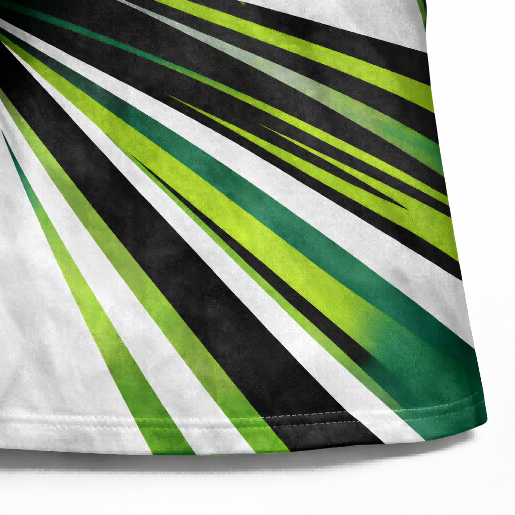 Custom Green & Black Speed Racing Shirt