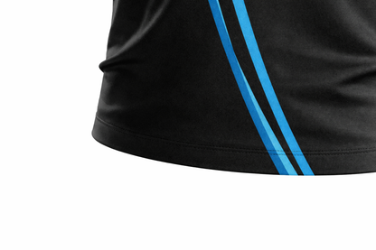 Blue & Black Sublimation Polo Shirt