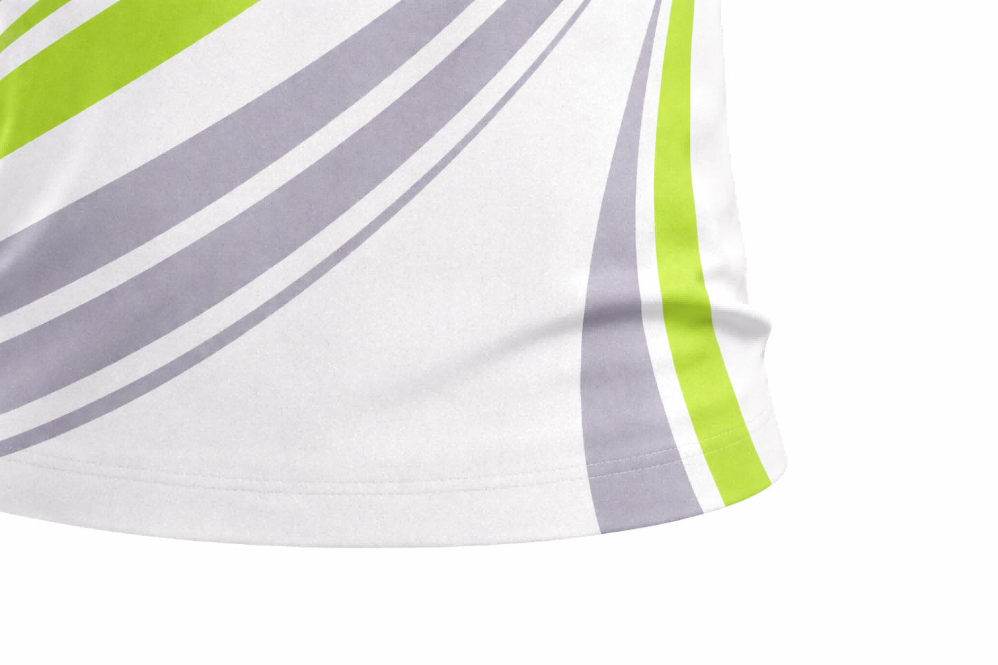 Lime Green & Gray Swirl Sublimation Polo Shirt